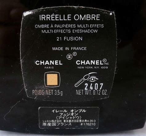 chanel irreelle ombre 21 fusion|CHANEL .